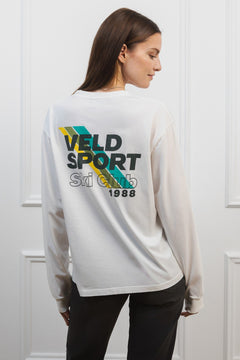 Beverly Après Ski Long Sleeve T-Shirt White