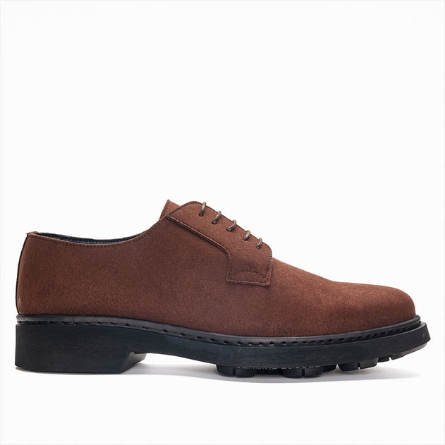 Fede Vegan Blucher With Flat Tongue Brown