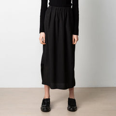 Florence Silk Skirt Black