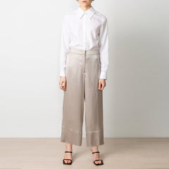 Freedom Cropped Trousers Greige