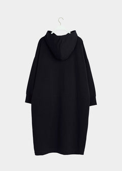 Giant Hoodie Dress Black