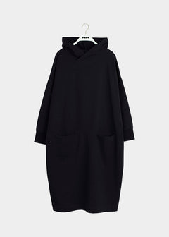 Giant Hoodie Dress Black