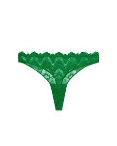 Lace Thong Green Ivy