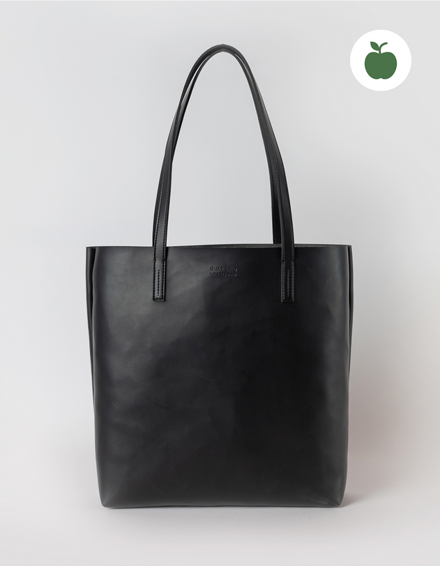 Georgia Bag Apple Leather Black