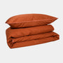 Homehagen - Cotton Percale Duvet Cover Set Ginger, image no.1