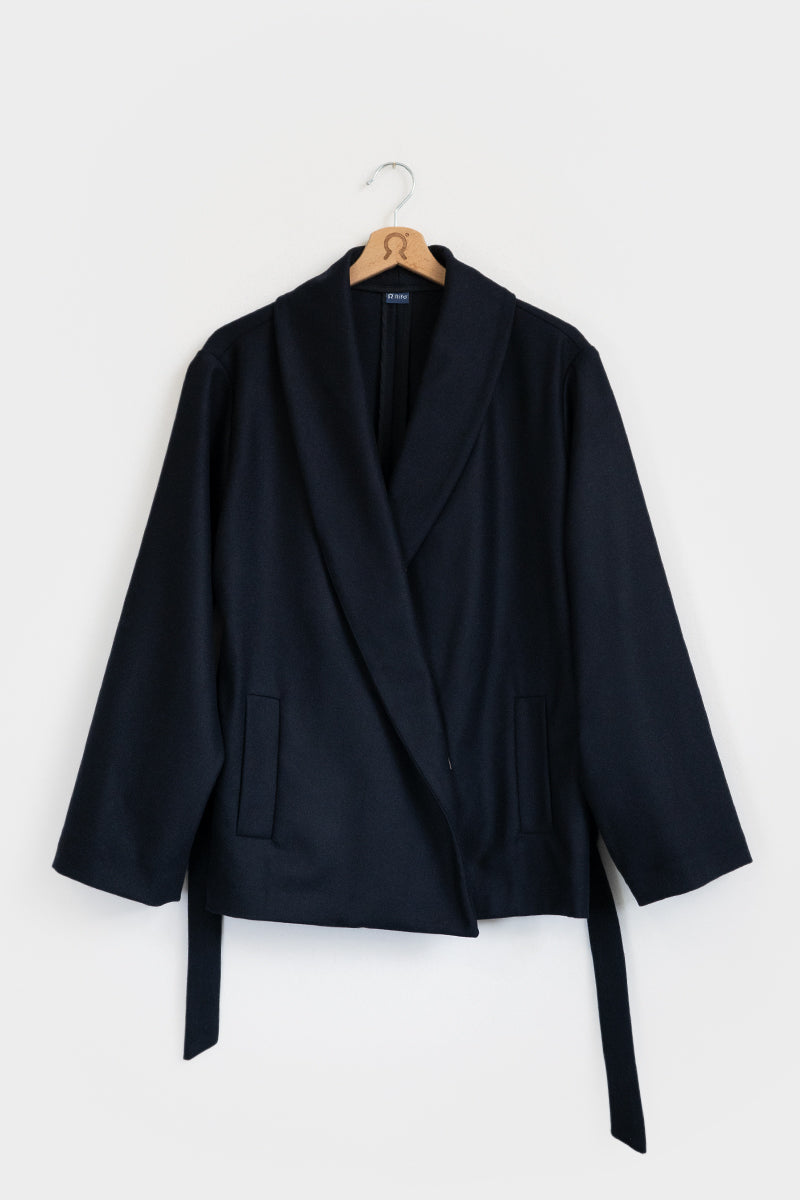 Ginko Recycled Wool Kimono Coat