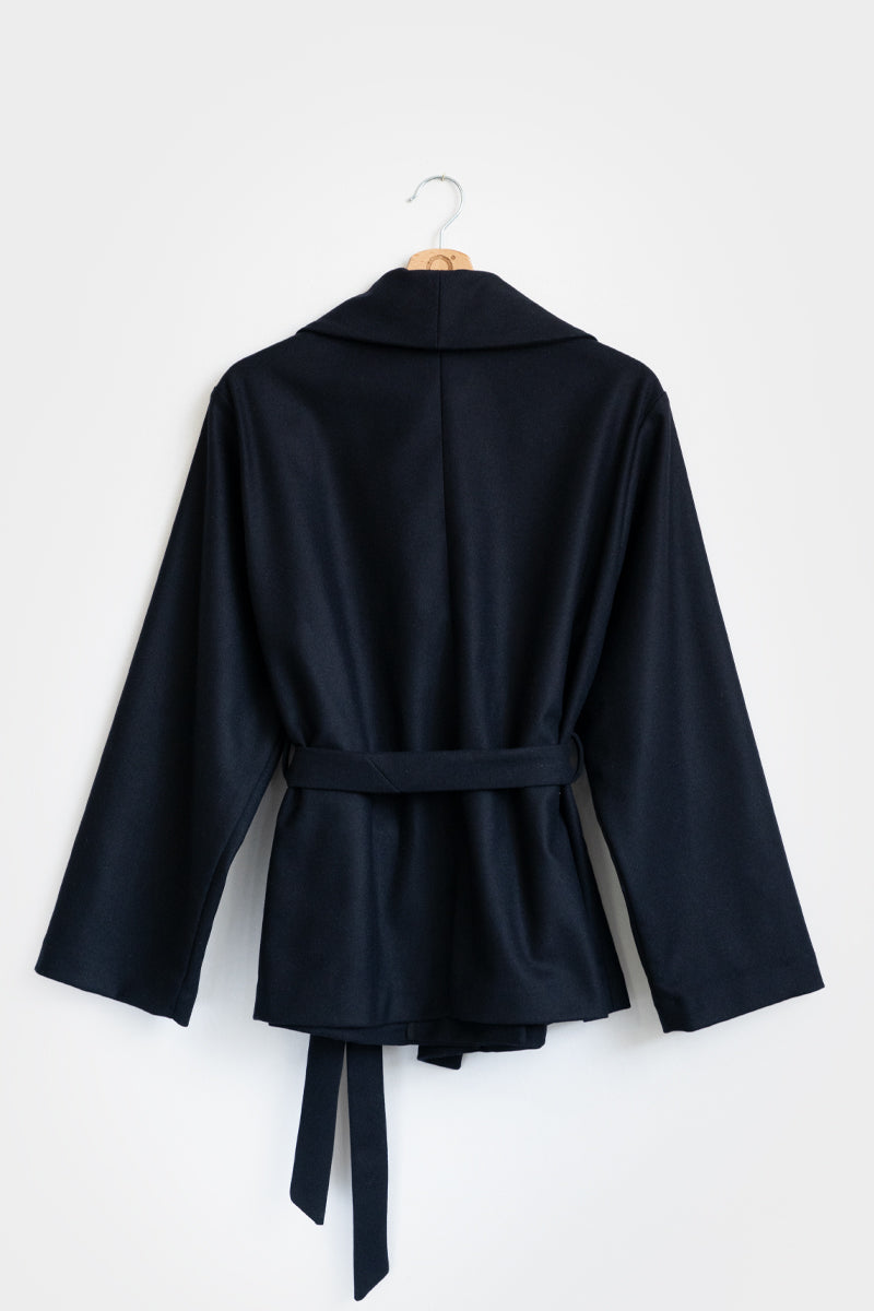 Ginko Recycled Wool Kimono Coat