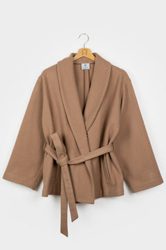 Ginko Recycled Wool Kimono Coat