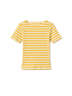 Gorgo T-Shirt Stripes White Yellow