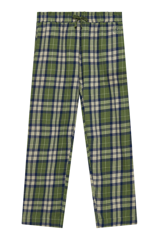 Jim Jam Womens Cotton Pyjama Bottoms Pine Green