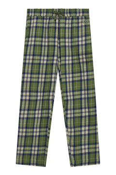 Jim Jam Mens Cotton Pyjama Set Pine Green