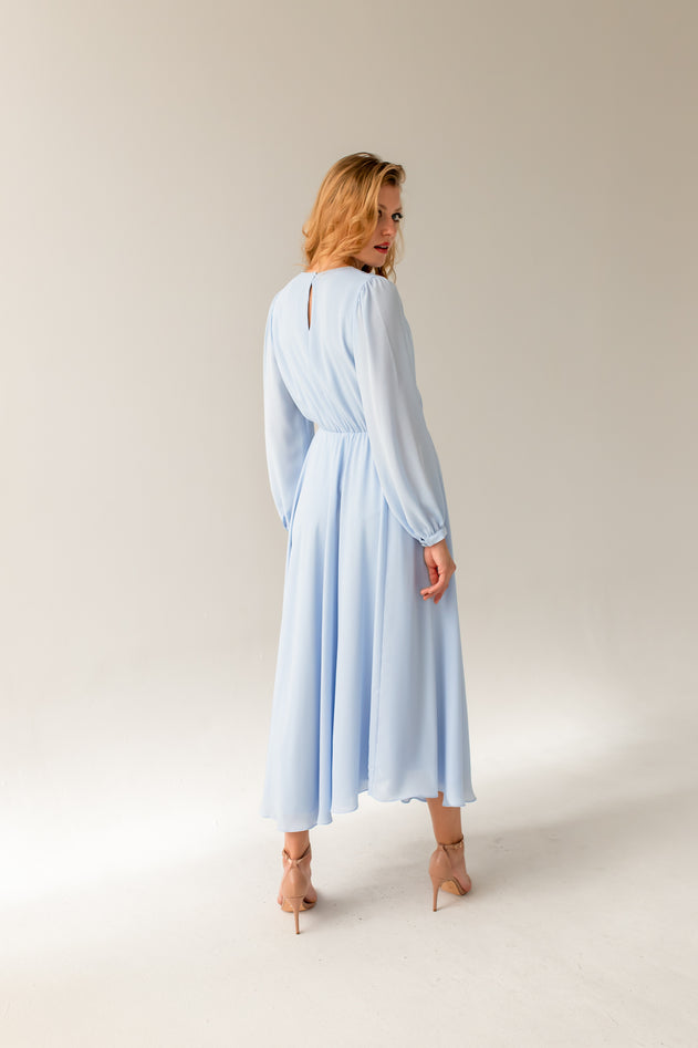 Magnolia Mekko Plain Sininen