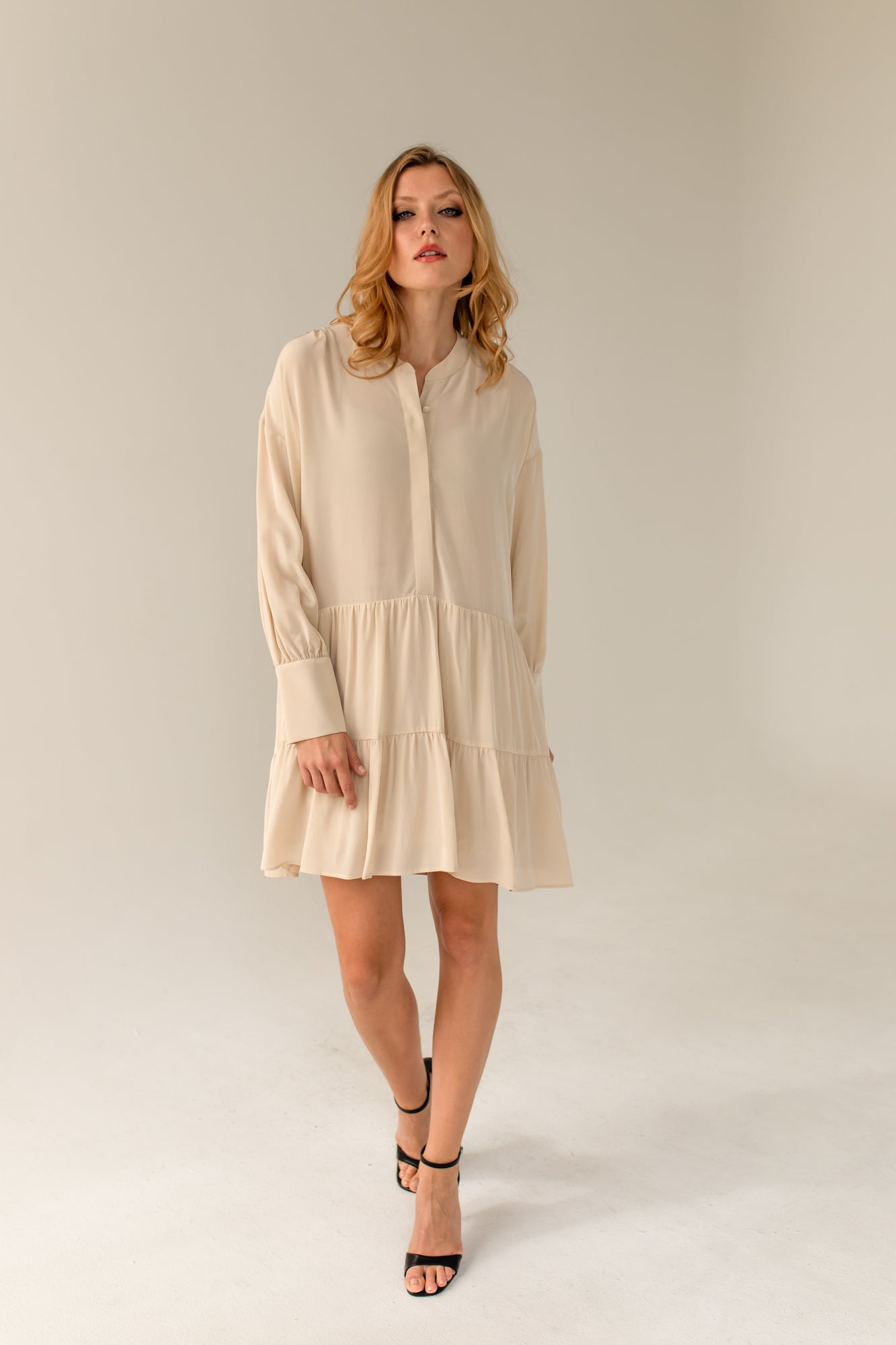 Anais Silkkimekko Beige