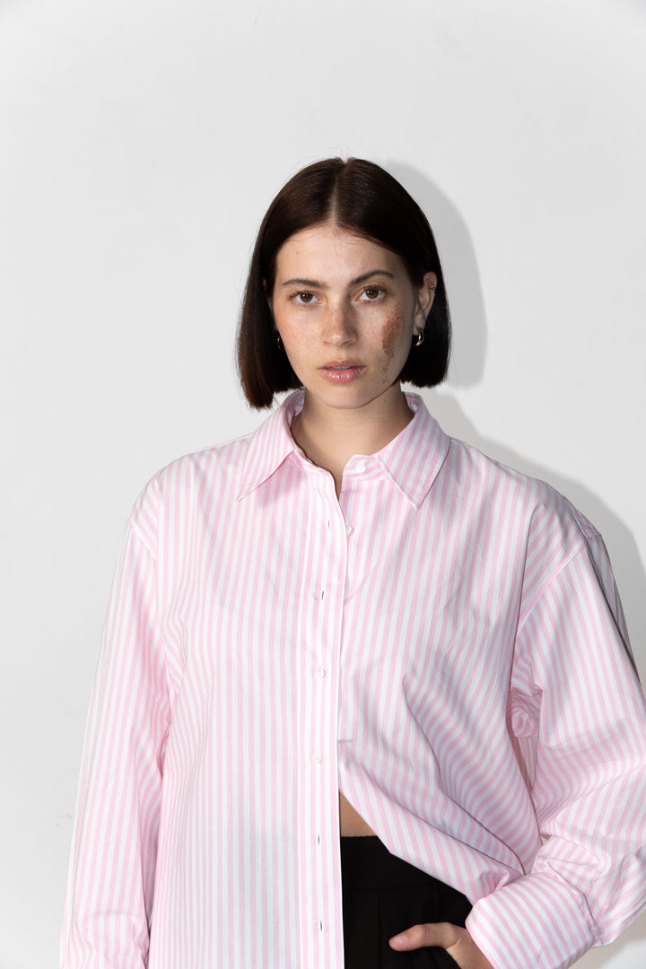Rhea - Shirt Pink Stripe