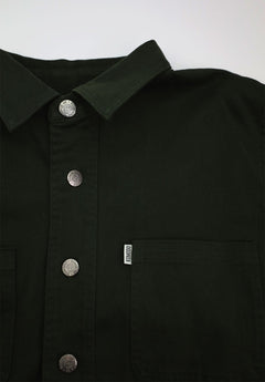 Jean Cotton Overshirt Khaki