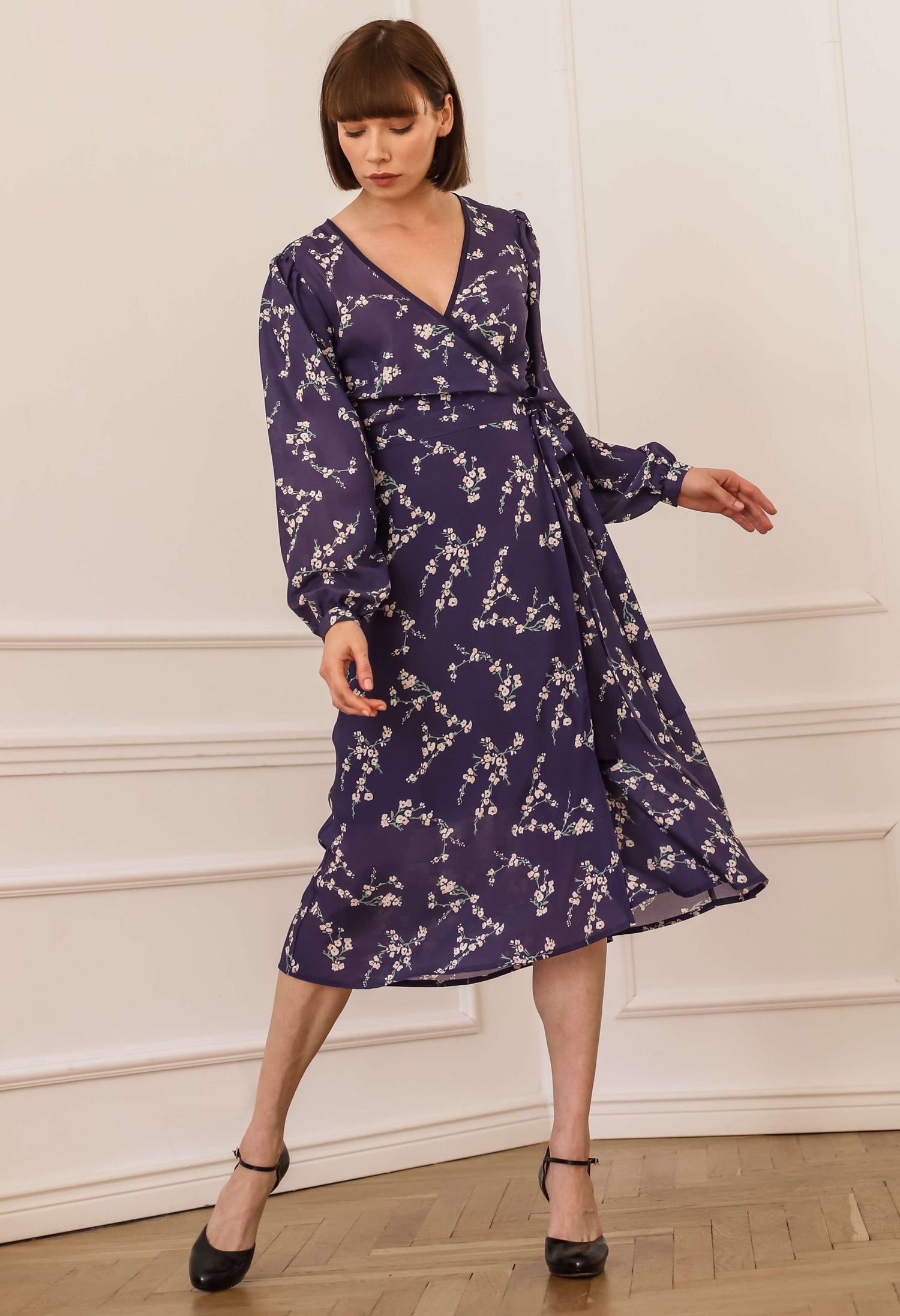 Enteliér Silkkimekko Cherry Blossom Violetti