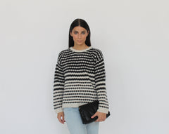 Clelia Merino Wool Crewneck With Waves