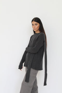 Antonia Cashmere Blend Knit With Side Bow