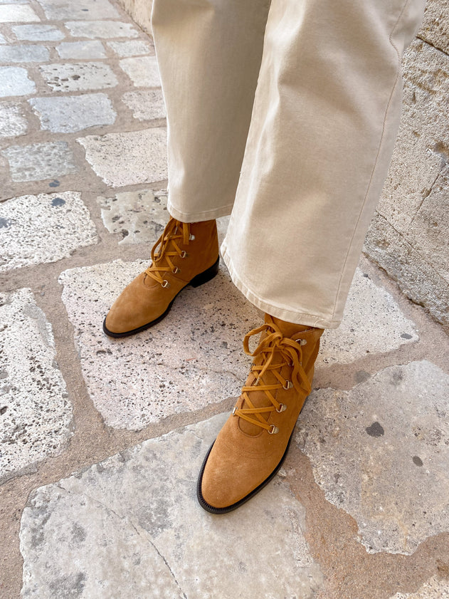 Countryside Leather Boots Brown