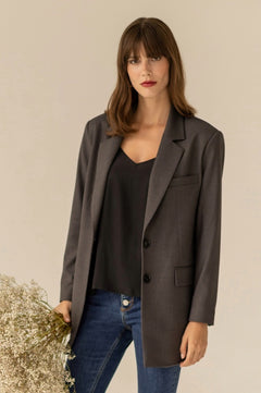 Maddison Blazer Dark Grey