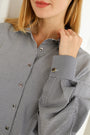 Enteliér - Classic Oversize Shirt Pepite Pattern, image no.2