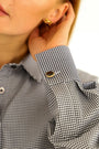 Enteliér - Classic Oversize Shirt Pepite Pattern, image no.5