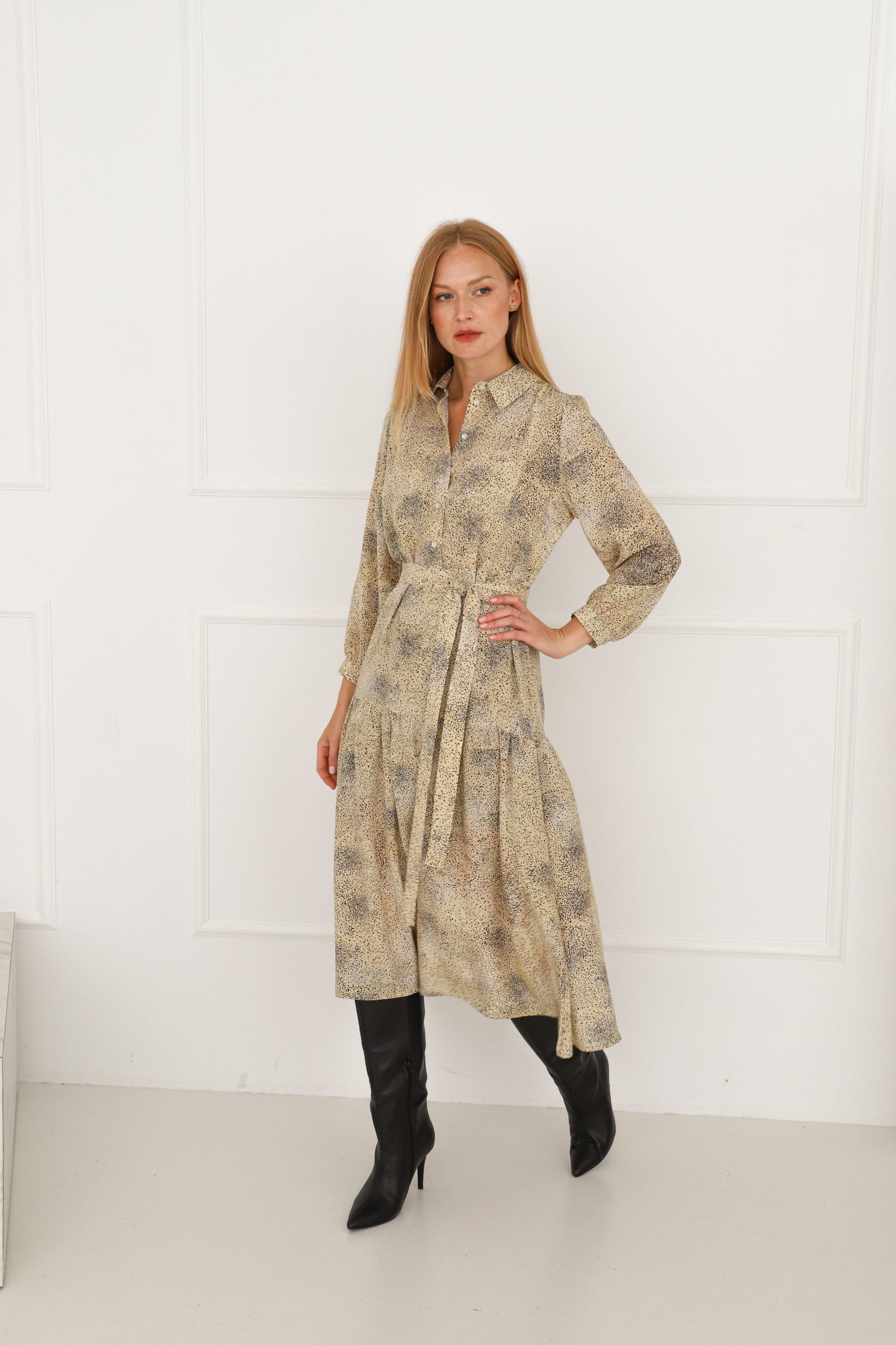 Sand Diune Silk Dress