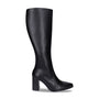Nae Vegan Shoes - Iona Black High Heel Knee Boots, image no.1