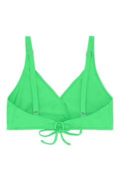 Istana Draped Bikini Top Earth