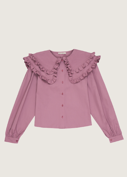 The New Society - Jimena Blouse Dusty Orchid