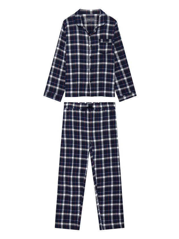 Jim Jam Womens Cotton Pyjama Set Dark Navy