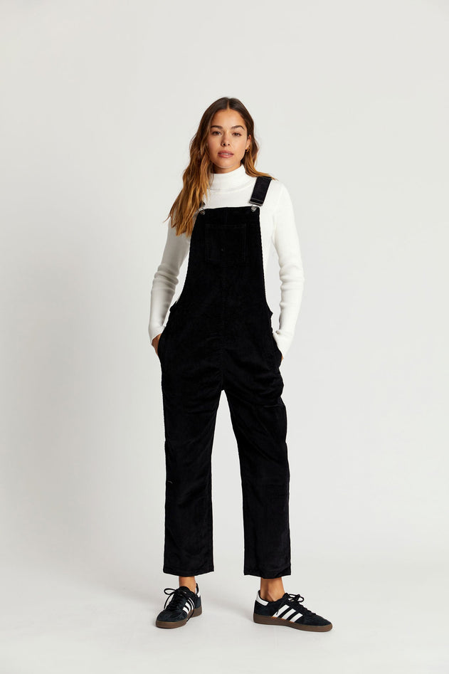 Joy Cord Dungaree Black