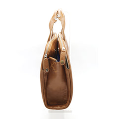 Johan Small Business Bag Cognac