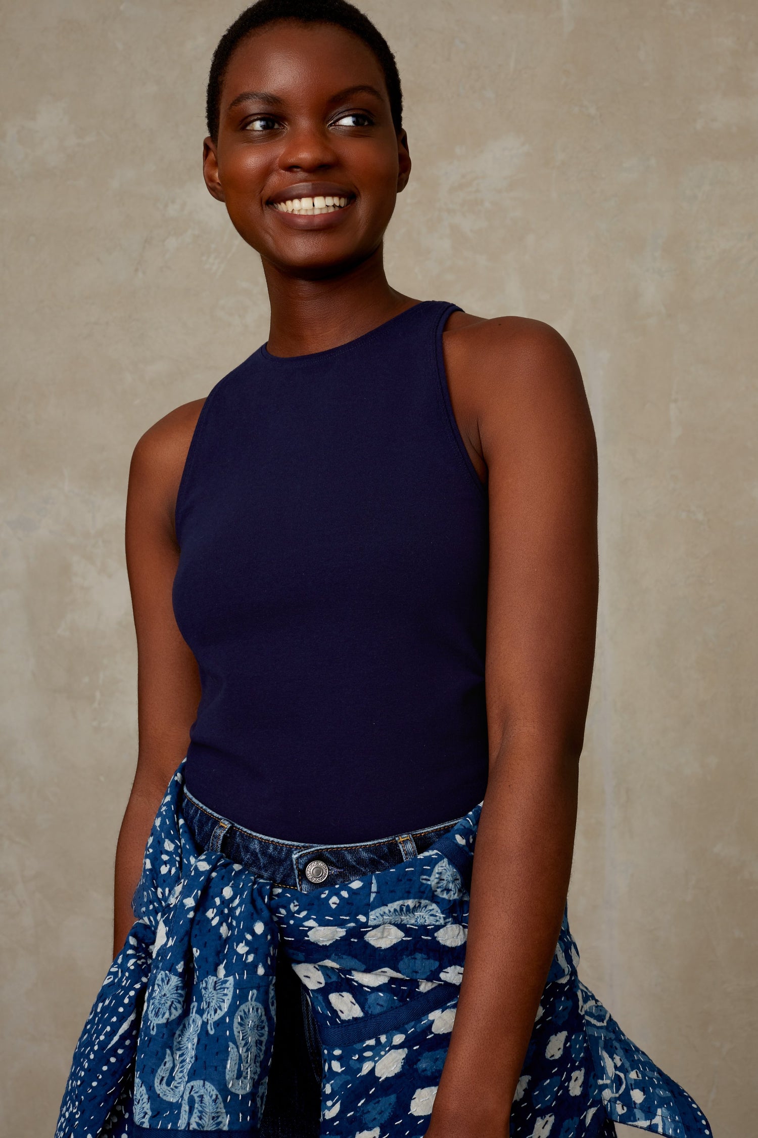 Alouette Top Navy