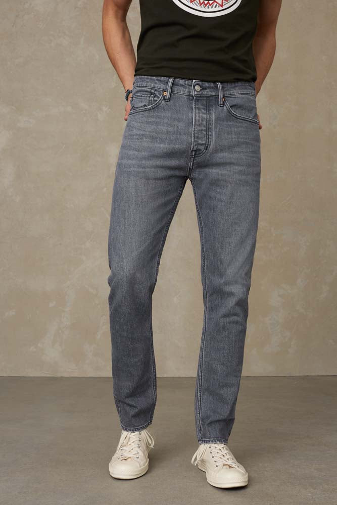 John Clean Carson Flintstone Grey Worn Jeans