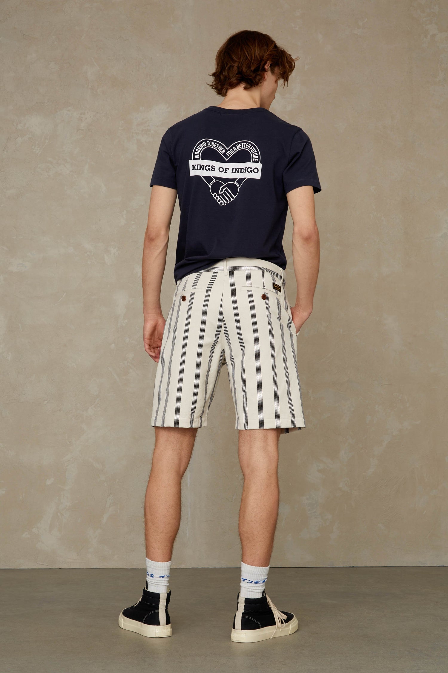 Darius T-shirt Navy Better Future
