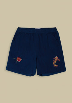 Bidatsu Shorts Natural Indigo