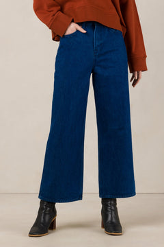 Elisabeth Cropped Jeans Stanley Space Blue Rinse