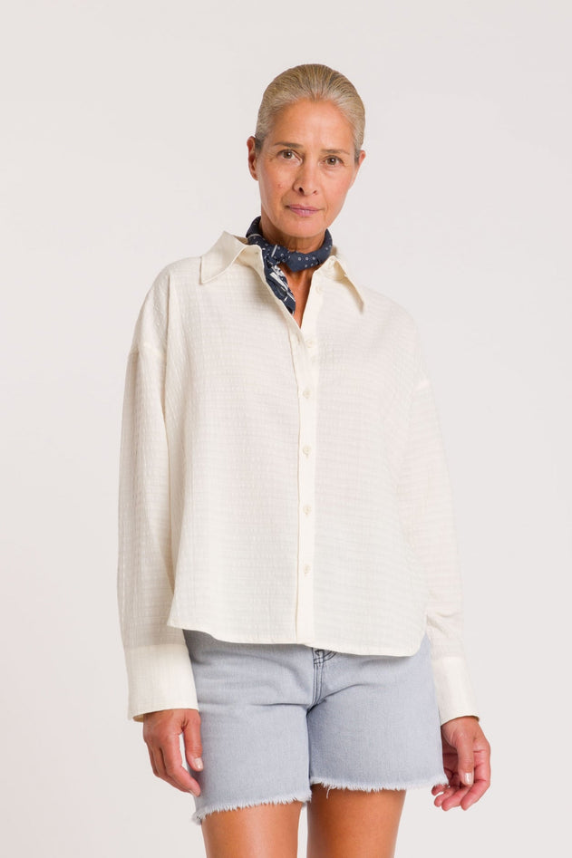 Saika Button-up Shirt White
