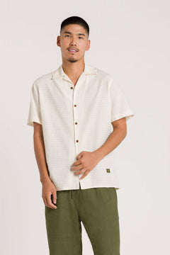 Balder Button-up T-Shirt White