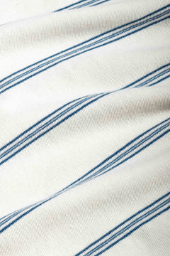Sargon T-Shirt White Blue Stripes