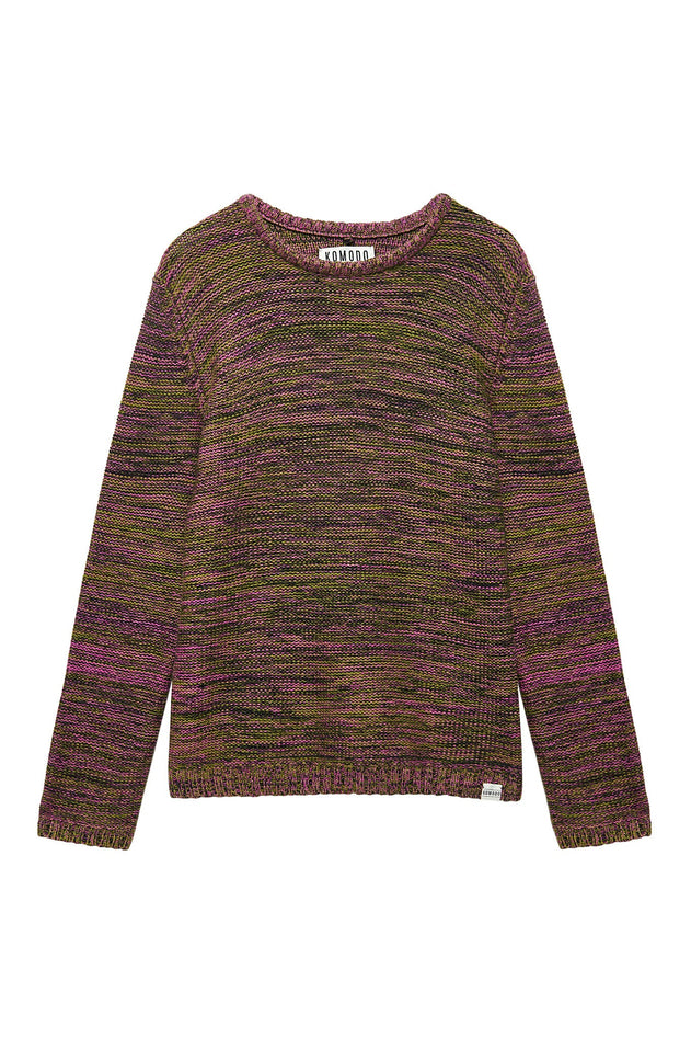 Glitch Fine Merino Jumper Fuchsia