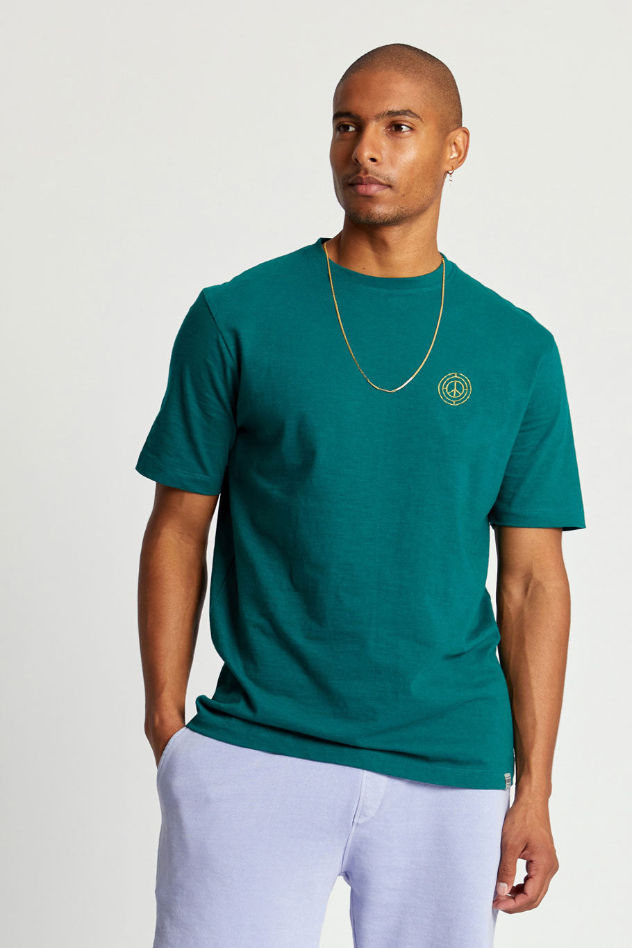 Kin Tee Organic Cotton Teal Green