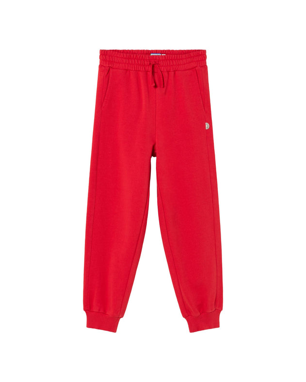 Peach Kid's Jogger Pants Red