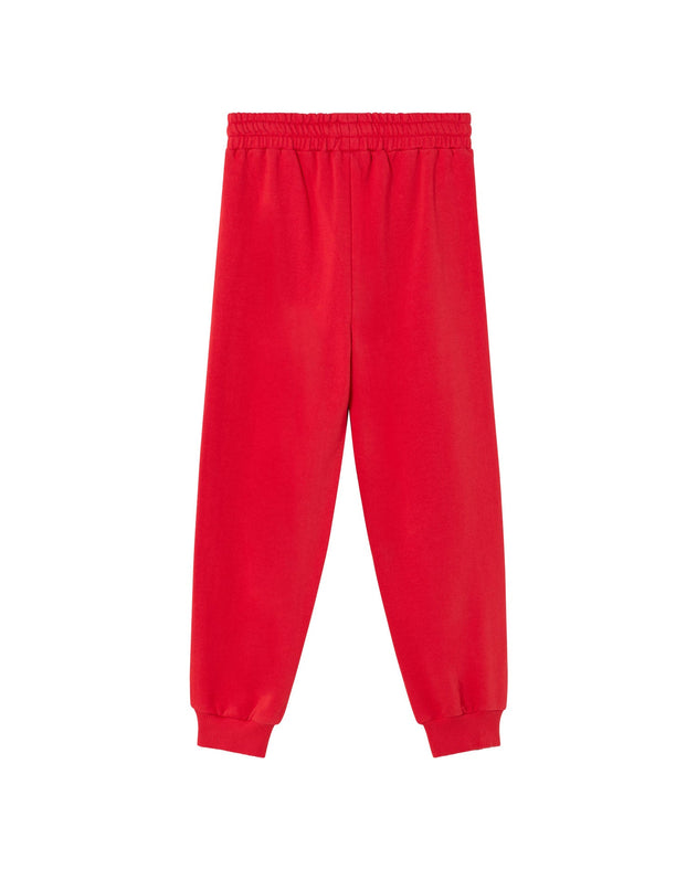 Peach Kid's Jogger Pants Red