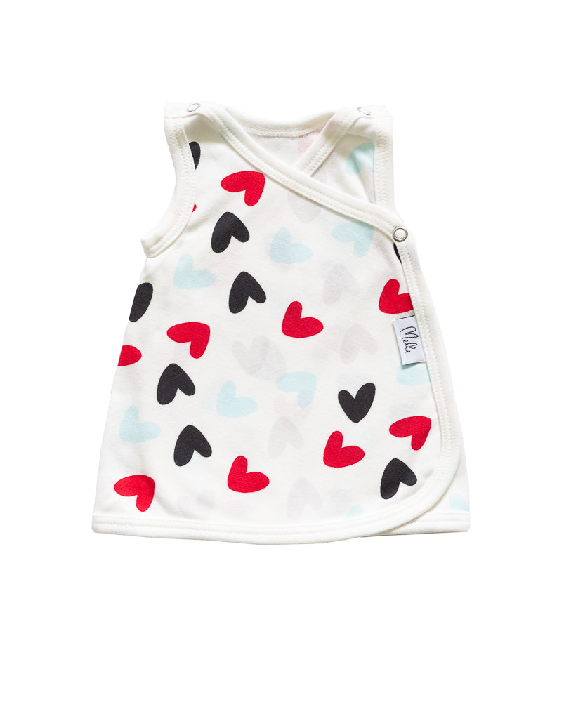 Premature Baby Suit Red Heart