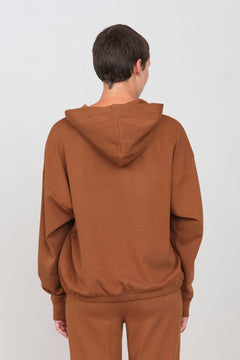 Interlock Short Hoodie Peanut