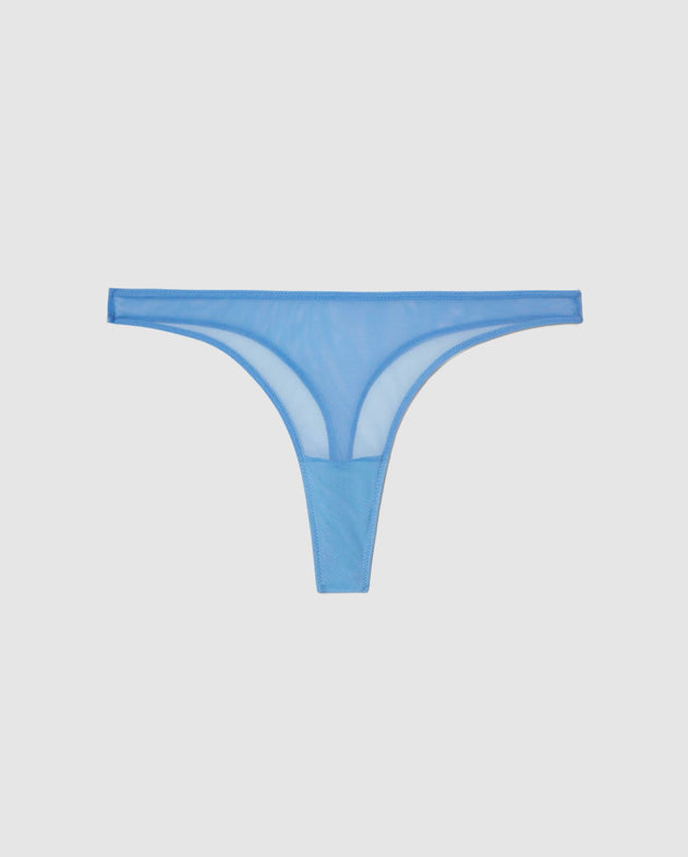 Mesh Thong Light Blue