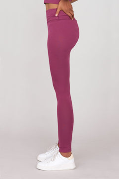 Sporty Set Leggings And Top Deep Purple