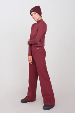 Interlock Palazzo Pants Prune